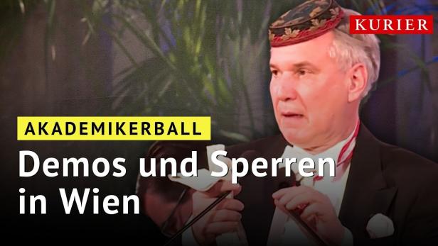 Akademikerball in der Hofburg: Demos und Sperren in Wien