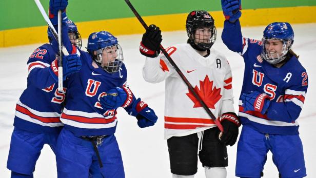 Die US-Amerikanerinnen jubelten über die Goldmedaille.