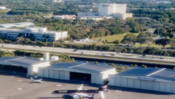 U.S. President Trump returns to Washington, D.C.