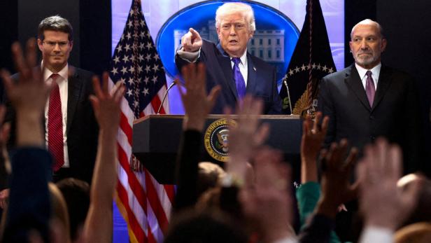 FILE PHOTO: Press briefing at the White House