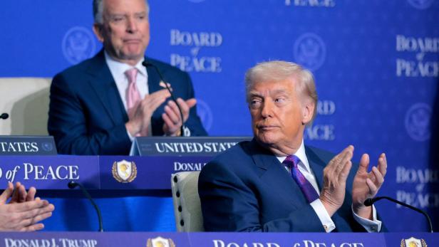 US-PRESIDENT-TRUMP-CONVENES-BOARD-OF-PEACE'S-INAUGURAL-MEETING