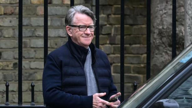 Der britische Ex-Botschafter in den USA, Peter Mandelson.