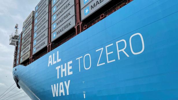 Die Motoren mancher Frachtschiffe, wie jene der „Alexandra Maersk“, können mit reinem Methanol betrieben werden.