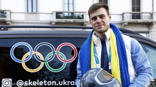 Heraskewytsch mit seinem Helm