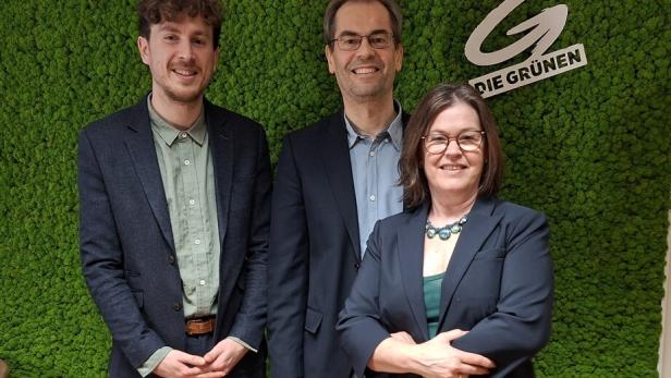 Grüner Klub, Juranich, Spitzmüller und Paul-Kientzl v li.