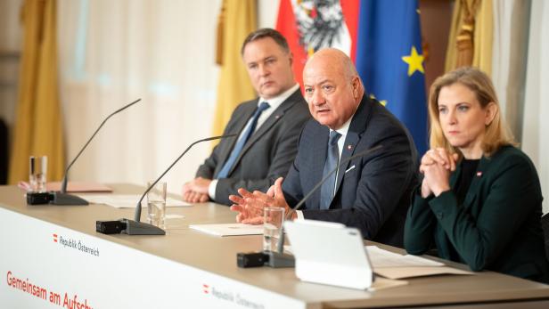 MINISTERRAT: PRESSEFOYER - BABLER/STOCKER/MEINL-REISINGER