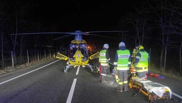 Mehrere Verletzte bei Verkehrsunfall im Bezirk Mistelbach