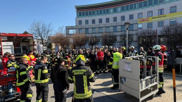 Wirtschaftskammer Eisenstadt wird evakuiert.