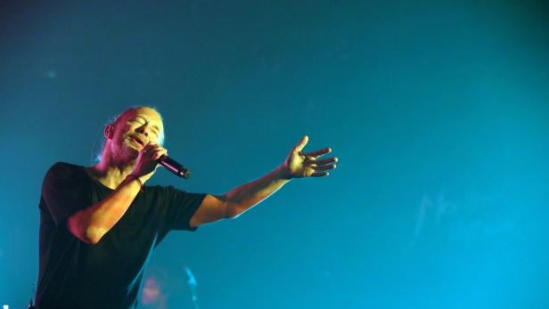 Radiohead-Sänger Thom Yorke auf der Bühne beim Montreux Jazz Festival