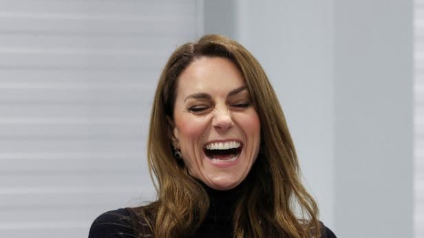 Princess Kate lacht