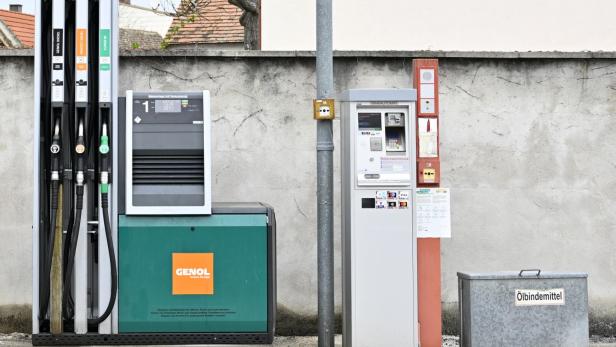 Eine Tankstelle