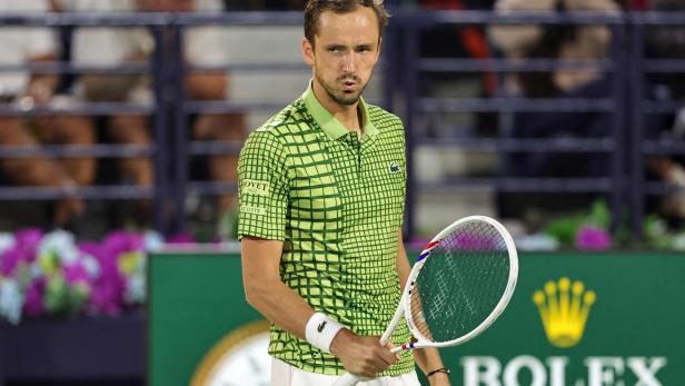 Noch in Dubai: Superstar Daniil Medwedew