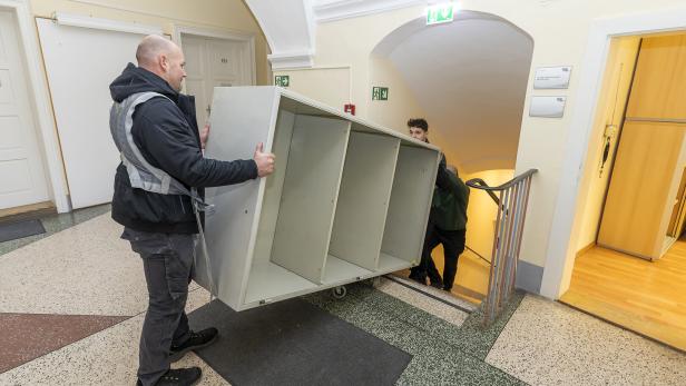 Die Übersiedlung in die Übergangsquartiere ist abgeschlossen