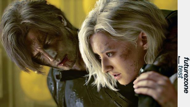 Zwei gezeichnete Figuren mit schmutzigen Gesichtern blicken angespannt in die gleiche Richtung.