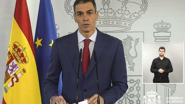 Spanish Prime Minister Sanchez gives statement on Mideast conflict in Madrid