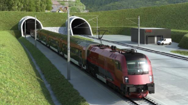 ÖBB-Railjet auf der Südbahn