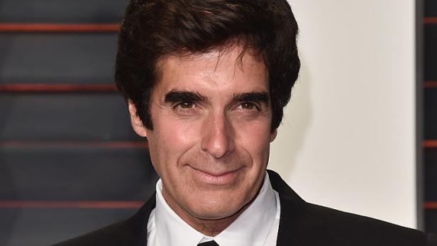 David Copperfield im Anzug bei einer Veranstaltung