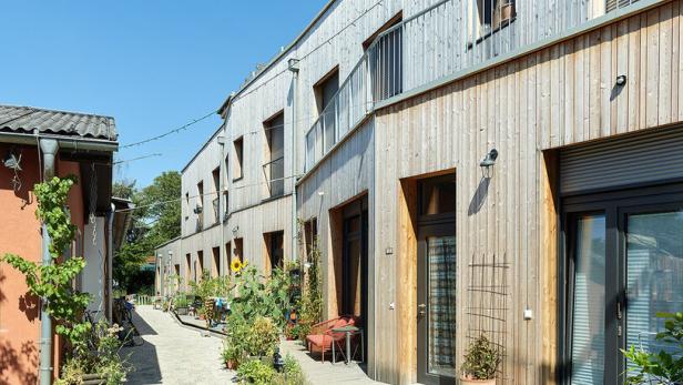 Wohngebäude des Projekts „SchloR – Schöner Leben ohne Rendite“