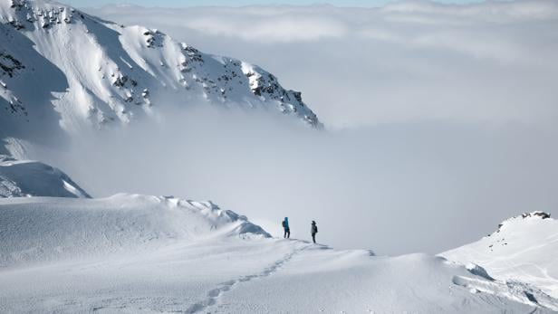 Hiking In Fresh Snow