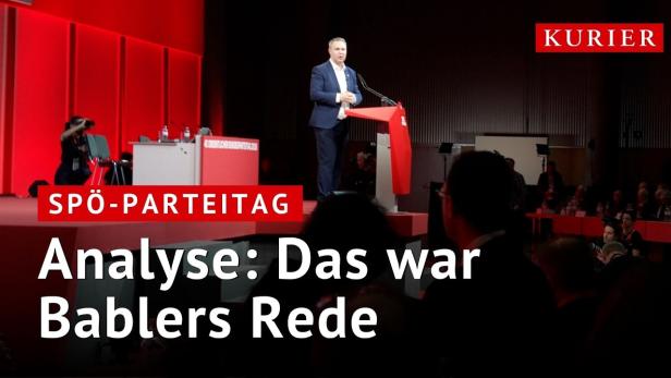 SPÖ-Parteitag: Das war Bablers Rede -Analyse
