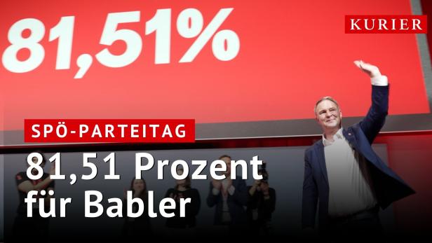 SPÖ-Parteitag: 81,51 Prozent für Andreas Babler