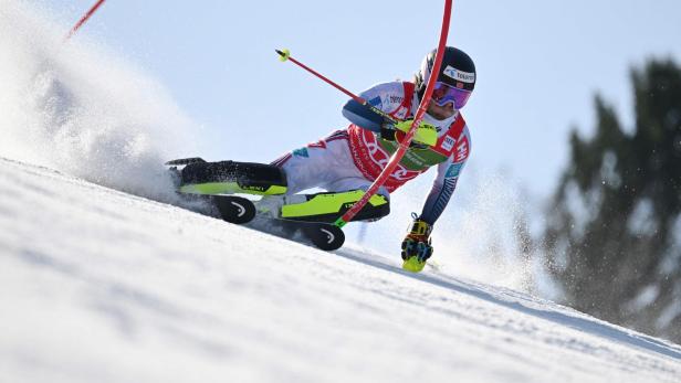 Atle Lie McGrath fuhr im ersten Durchgang in Kranjska Gora Bestzeit