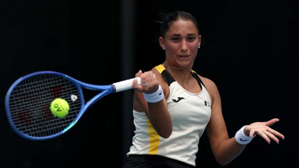 Panna Udvardy bei den Australian Open.