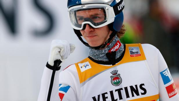 Daniel Tschofenig hatte in Lahti viel Grund zum Jubeln