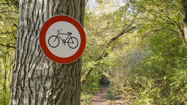 Die Stadt Wien hat in dem Gebiet eine Sperre der Mountainbikestrecken verhängt. Es fehlt eine rechtliche Einigung. 