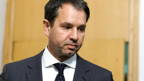 Ex-ÖBAG-Chef Thomas Schmid beim Prozess gegen ÖVP-Klubobmann Wöginger