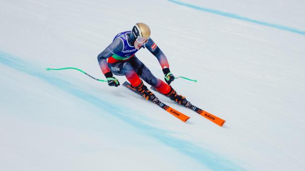 Johannes Aigner im Super-G der Kombination.