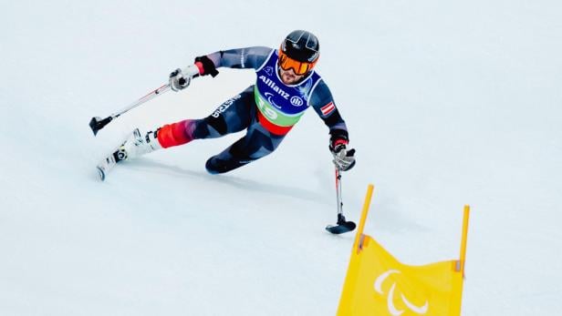 Thomas Grochar im Super-G der Kombination.