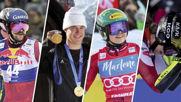 Stefan Rieser, Franjo von Allmen, Julia Scheib und Lisa Grill holten bei Junioren-Weltmeisterschaften Medaillen