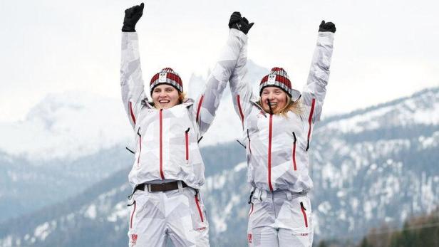 Jubel bei Veronika Aigner und Lilly Sammer