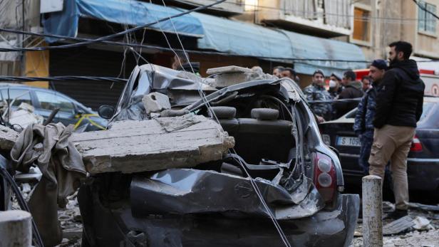 Zerstörung in Beirut nach einem israelischen Luftangriff.