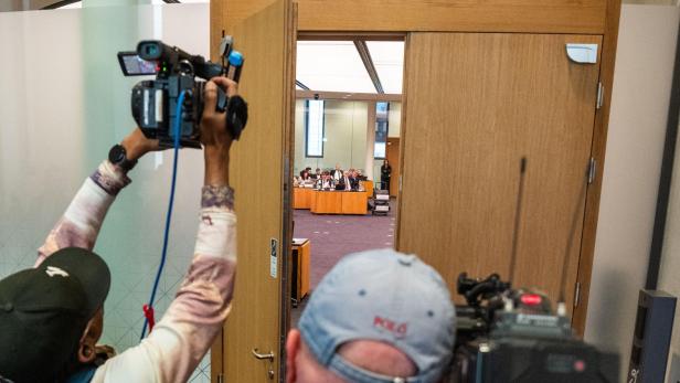 Sitzung des Pilnacek-U-Ausschusses am Donnerstag, 12. März 2026, im Parlament in Wien.