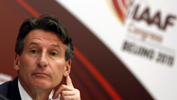 Sebastian Coe, Präsident des Leichtathletik-Weltverbandes, bei einer Veranstaltung.