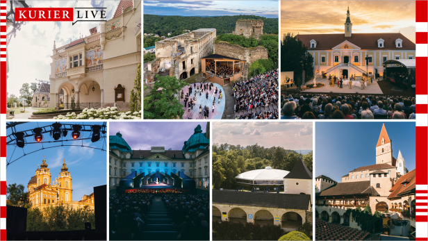 verschiedene Spielstätten des Theaterfests Niederösterreich