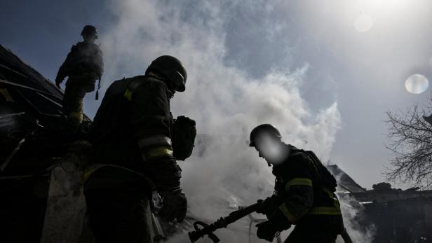 Aftermath of a Russian air attack in Zaporizhzhia