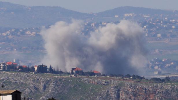 Smoke rises after Israeli strikes in southern Lebanon, amid escalation between Hezbollah and Israel