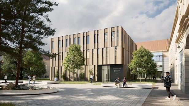 Zeigt Quantum Cube im Alten AKH