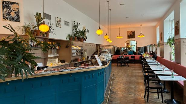 Das Café Florianihof von Innen