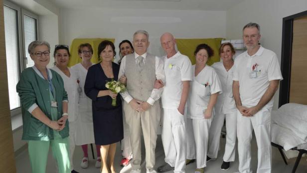 Hochzeit im Uniklinikum St. Pölten