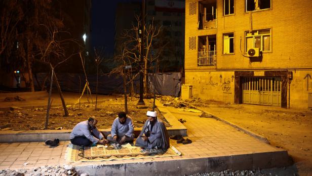 Iftar meal during Ramadan, in Tehran