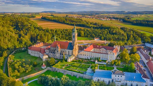 Stift Zwettl monastery in the Waldviertel region, Lower Austria.