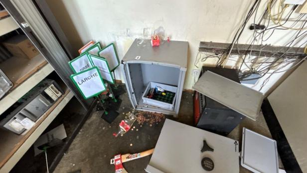 aufgebrochener Tresor