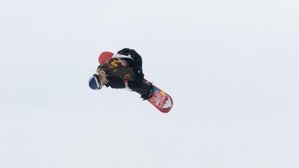 Anna Gasser beim Snowboard Weltcup im Absolut Park Flachauwinkl