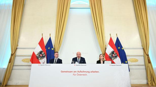 MINISTERRAT: BABLER (SPÖ) / STOCKER (ÖVP) / MEINL-REISINGER (NEOS)