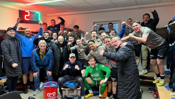 SV Oberwart widmet den Sieg ihrer Nummer 27 Fabio Kedl