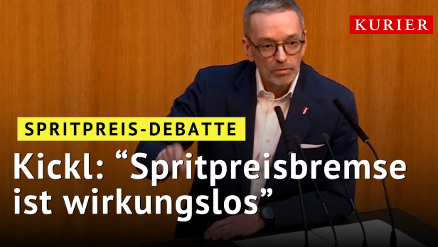 Spritpreis-Debatte im Parlament